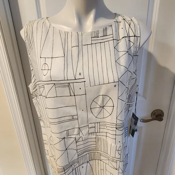 Habitat linen cotton dress size large - Picture 7 of 11